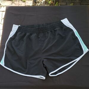 Zone Pro Women's Black and White Athletic Shorts 3XL